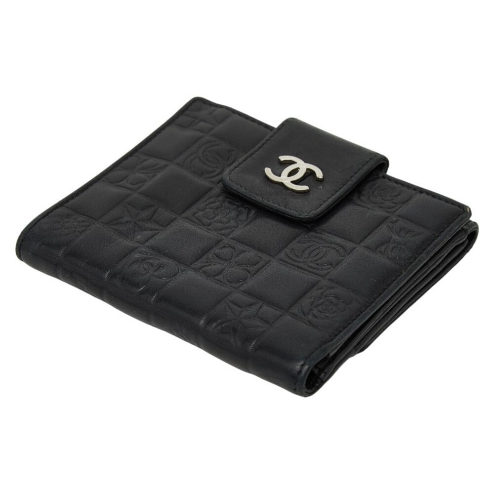 CHANEL Authentic Black Leather Wallet - Picture 4 of 10